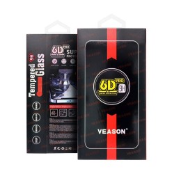 IPHONE 15 PLUS / 16 PLUS - TEMPERED GLASS 6D PRO VEASON GLASS BLACK IPHONE 15 PLUS / 16 PLUS - TEMPERED GLASS 6D PRO VEASON GLASS BLACK