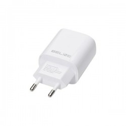 TRAVEL CHARGER BELINE USB USB-C 30W PD 3.0 QC 3.0 GAN WHITE TRAVEL CHARGER BELINE USB USB-C 30W PD 3.0 QC 3.0 GAN WHITE