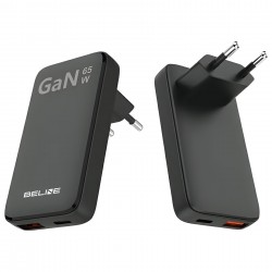 TRAVEL CHARGER BELINE USB USB-C 30W PD 3.0 QC 3.0 BLACK TRAVEL CHARGER BELINE USB USB-C 30W PD 3.0 QC 3.0 BLACK