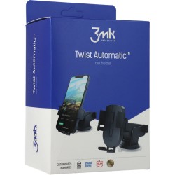 UNIVERSAL CAR HOLDER 3MK TWIST AUTOMATIC BLACK UNIVERSAL CAR HOLDER 3MK TWIST AUTOMATIC BLACK